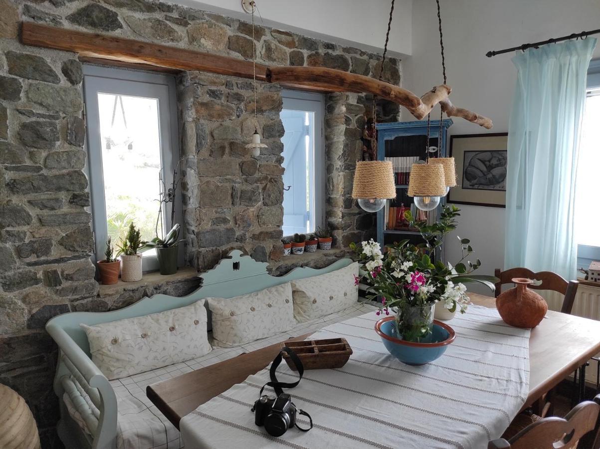 C & C _ Cycladic House With Endless Sea View Villa Ermoupoli Exterior photo