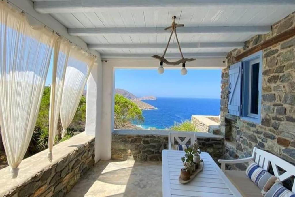 C & C _ Cycladic House With Endless Sea View Villa Ermoupoli Exterior photo