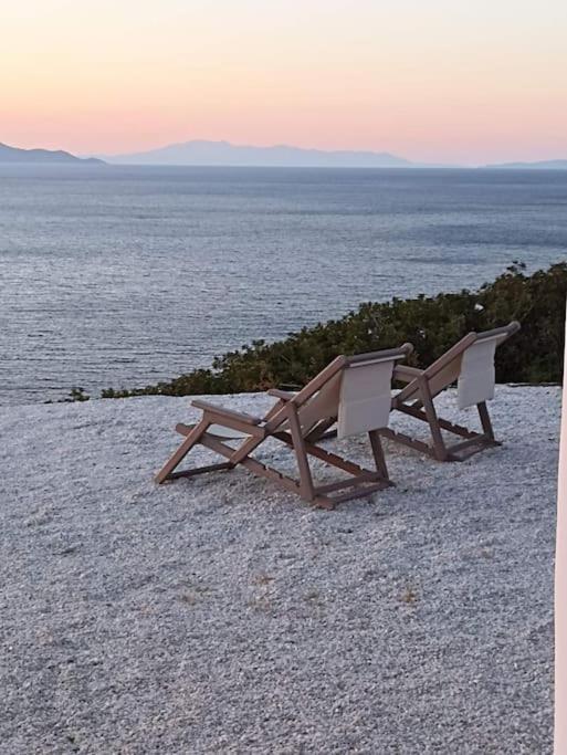 C & C _ Cycladic House With Endless Sea View Villa Ermoupoli Exterior photo
